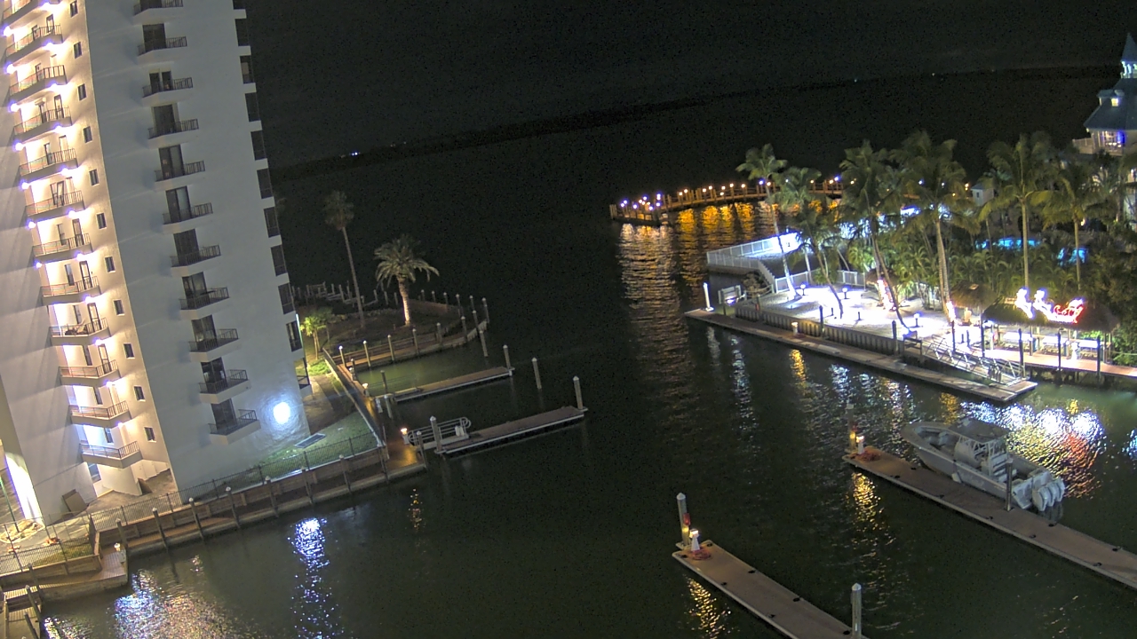 Thumbnail for current weather camera view from Sanibel Harbour Yacht Club in Punta Rassa, Florida