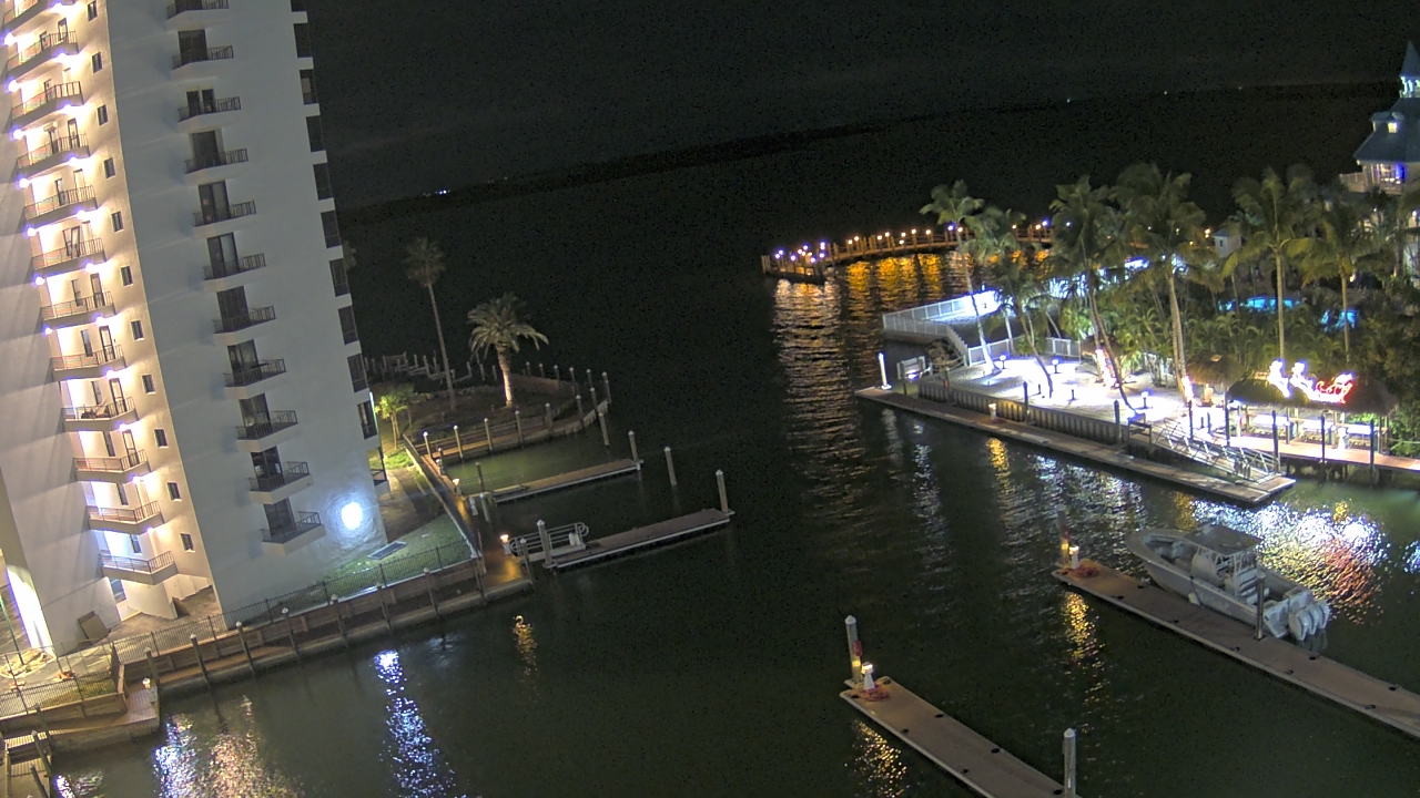 Thumbnail for current weather camera view from Sanibel Harbour Yacht Club in Punta Rassa, Florida