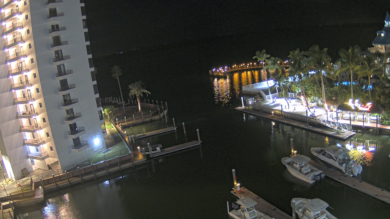 Thumbnail for current weather camera view from Sanibel Harbour Yacht Club in Punta Rassa, Florida