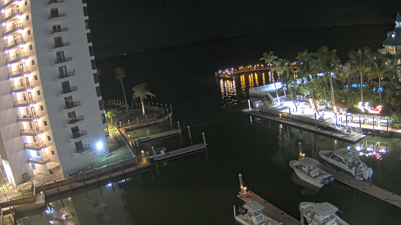 Thumbnail for current weather camera view from Sanibel Harbour Yacht Club in Punta Rassa, Florida