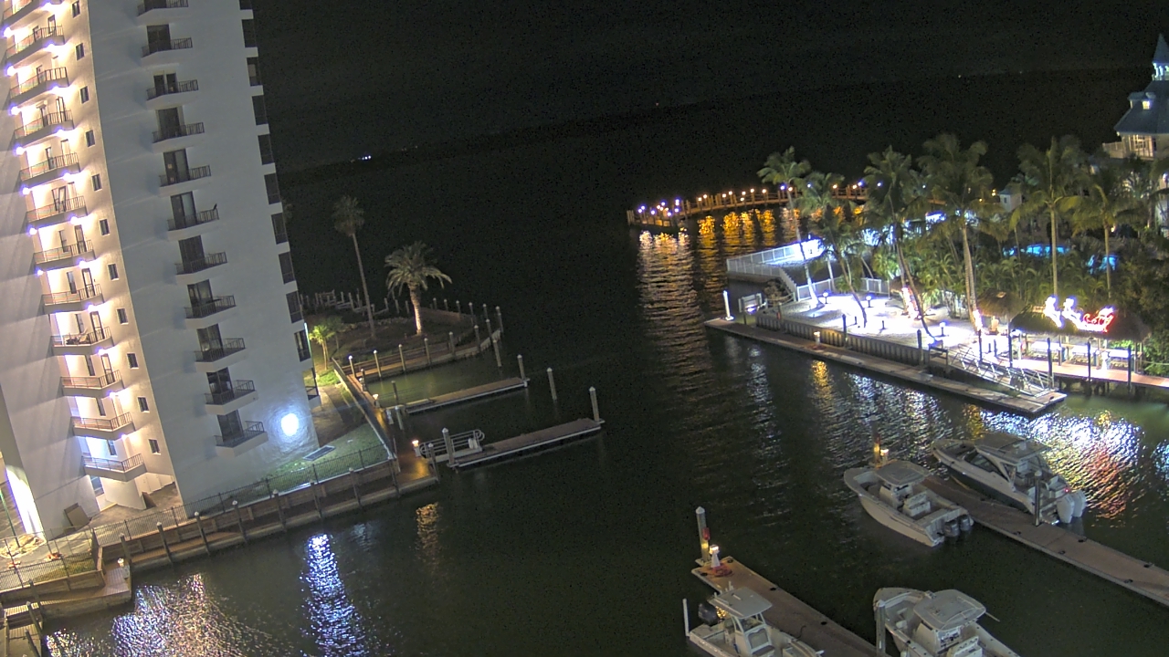 Thumbnail for current weather camera view from Sanibel Harbour Yacht Club in Punta Rassa, Florida