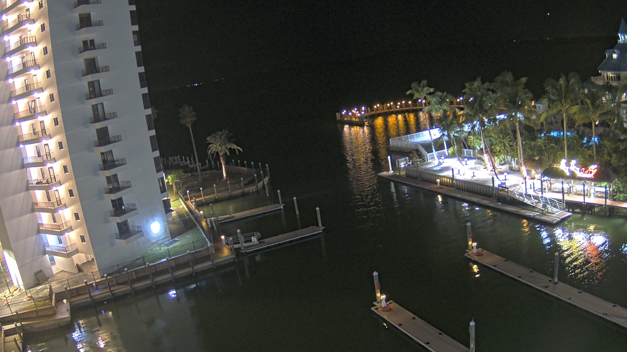 Thumbnail for current weather camera view from Sanibel Harbour Yacht Club in Punta Rassa, Florida