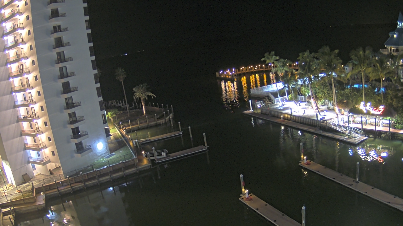 Thumbnail for current weather camera view from Sanibel Harbour Yacht Club in Punta Rassa, Florida