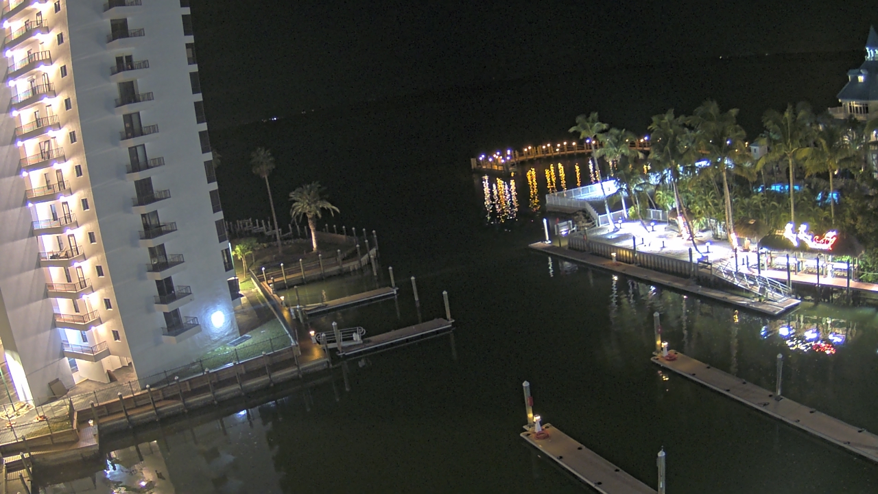Thumbnail for current weather camera view from Sanibel Harbour Yacht Club in Punta Rassa, Florida