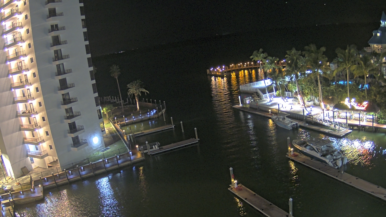 Thumbnail for current weather camera view from Sanibel Harbour Yacht Club in Punta Rassa, Florida