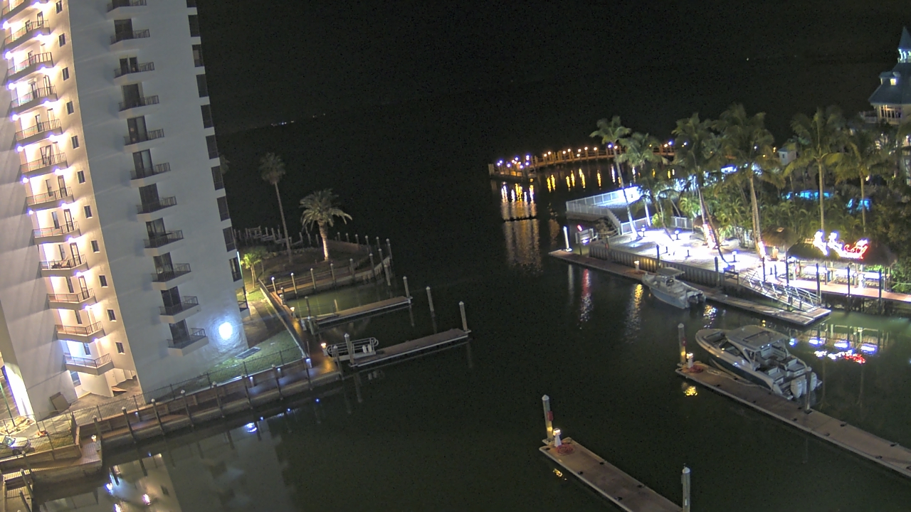 Thumbnail for current weather camera view from Sanibel Harbour Yacht Club in Punta Rassa, Florida