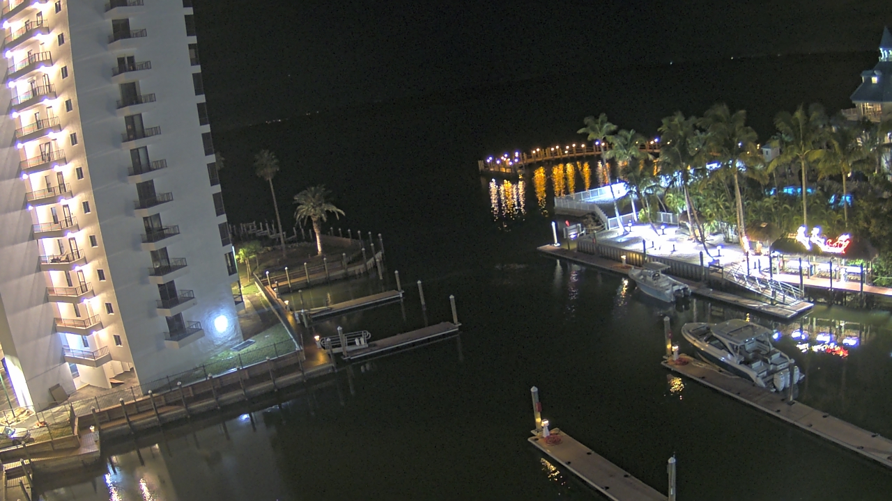 Thumbnail for current weather camera view from Sanibel Harbour Yacht Club in Punta Rassa, Florida