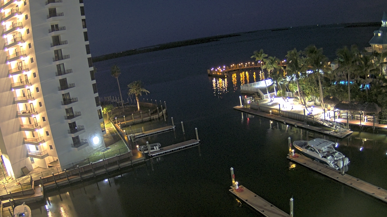 Thumbnail for current weather camera view from Sanibel Harbour Yacht Club in Punta Rassa, Florida