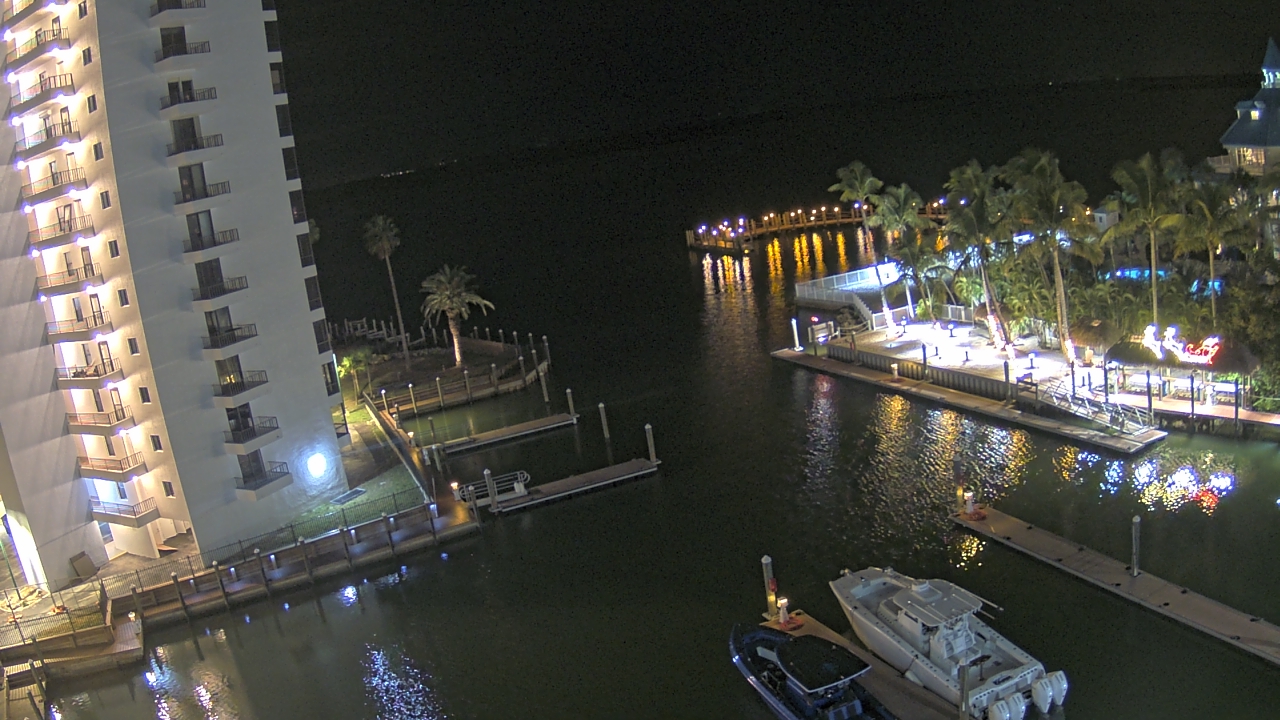 Thumbnail for current weather camera view from Sanibel Harbour Yacht Club in Punta Rassa, Florida