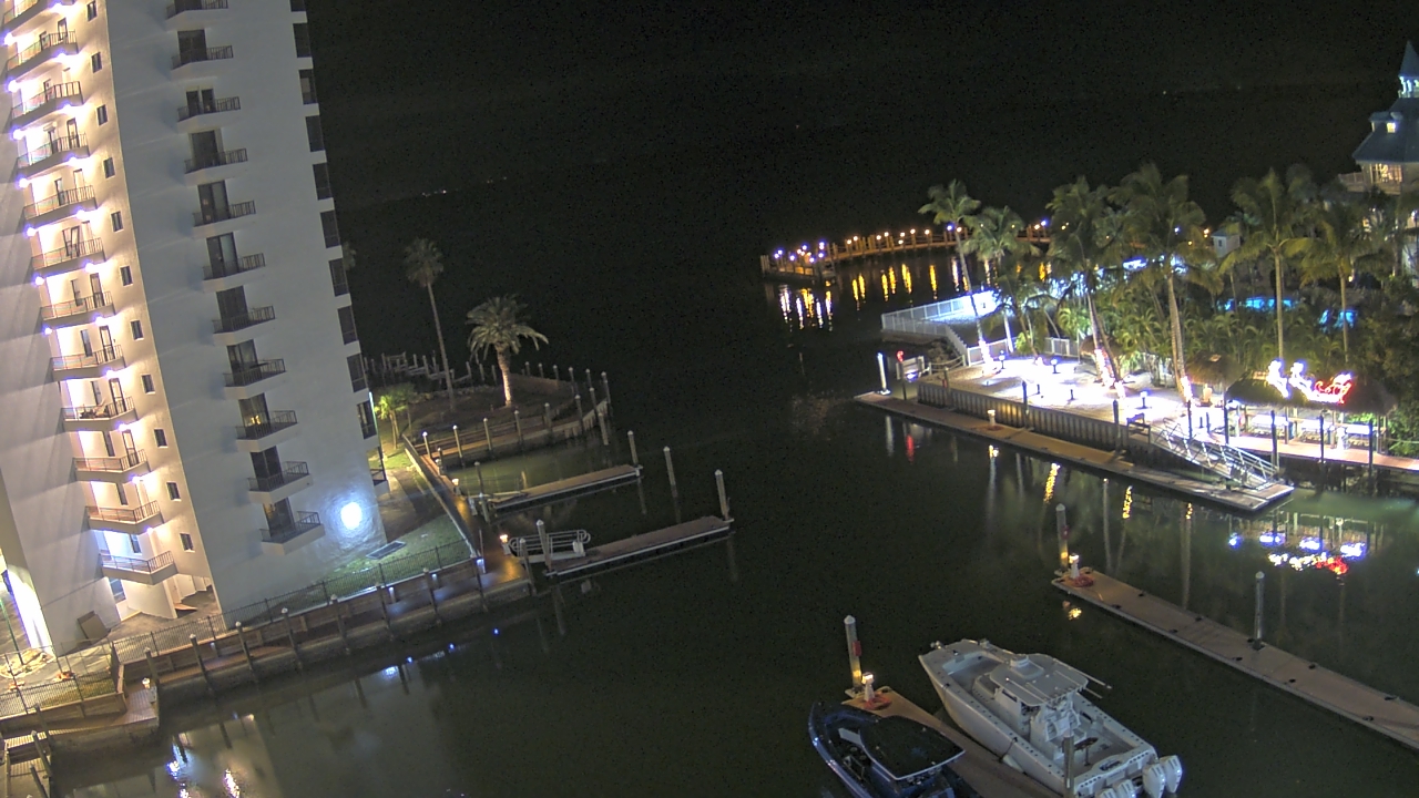 Thumbnail for current weather camera view from Sanibel Harbour Yacht Club in Punta Rassa, Florida