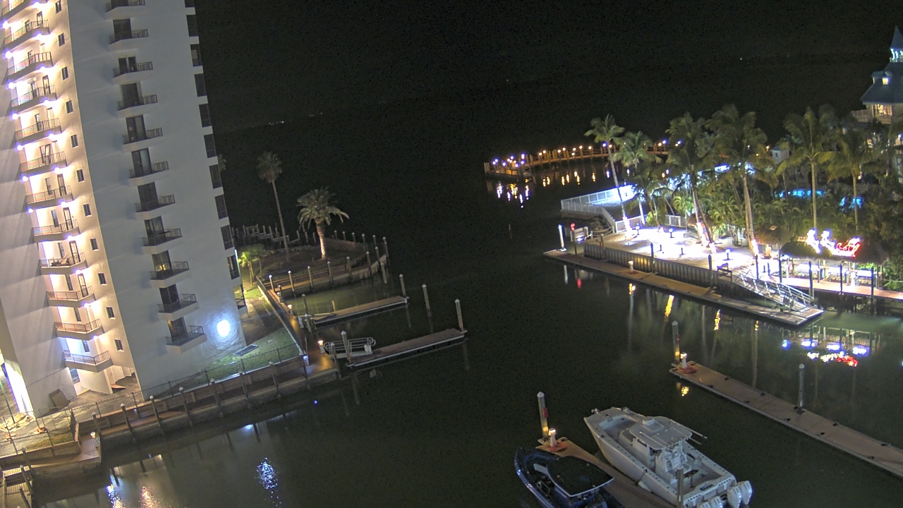 Thumbnail for current weather camera view from Sanibel Harbour Yacht Club in Punta Rassa, Florida