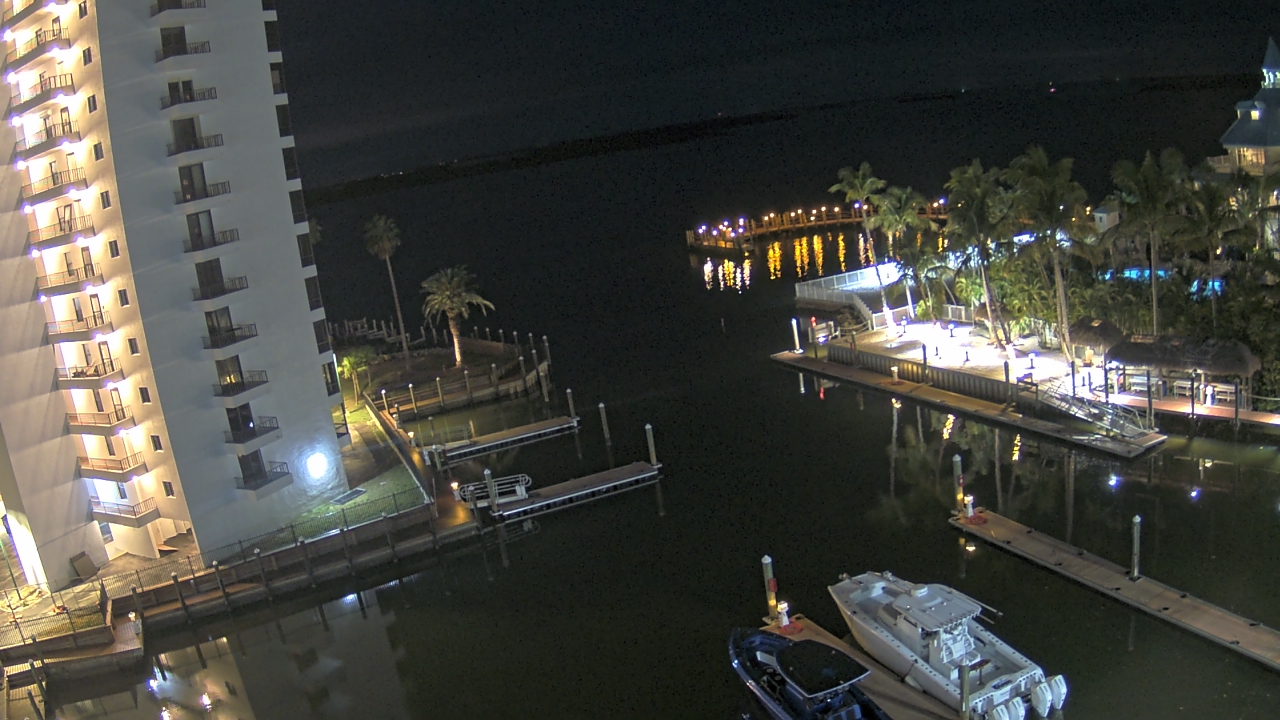 Thumbnail for current weather camera view from Sanibel Harbour Yacht Club in Punta Rassa, Florida