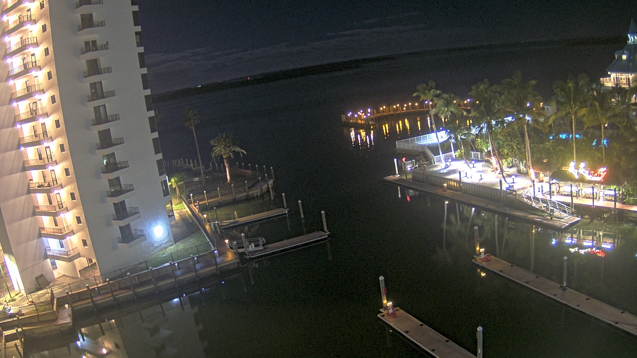 Thumbnail for current weather camera view from Sanibel Harbour Yacht Club in Punta Rassa, Florida