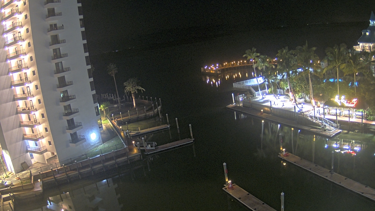Thumbnail for current weather camera view from Sanibel Harbour Yacht Club in Punta Rassa, Florida