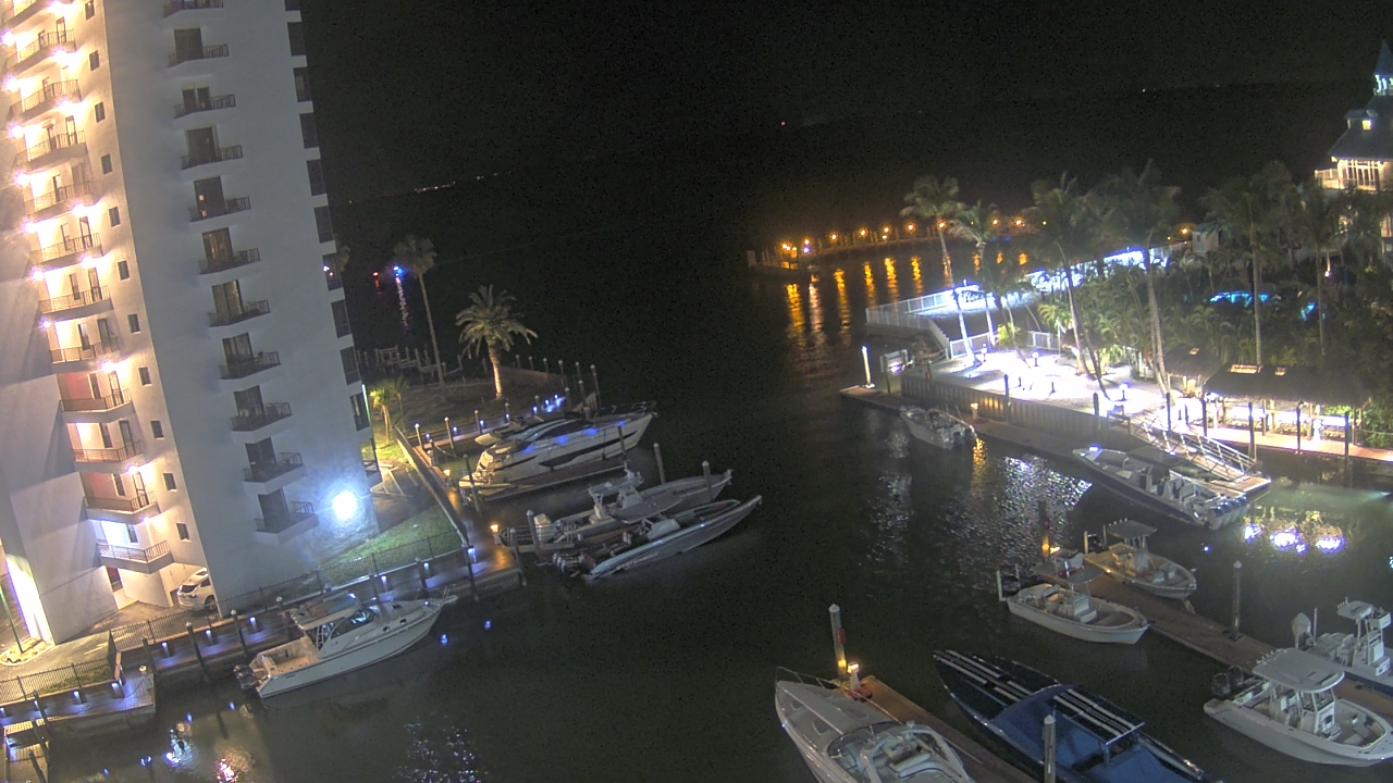 Thumbnail for current weather camera view from Sanibel Harbour Yacht Club in Punta Rassa, Florida
