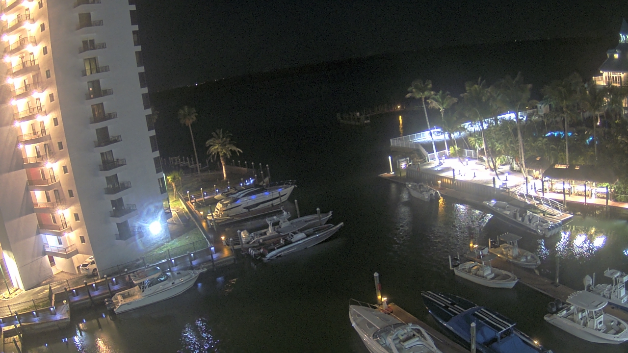 Thumbnail for current weather camera view from Sanibel Harbour Yacht Club in Punta Rassa, Florida