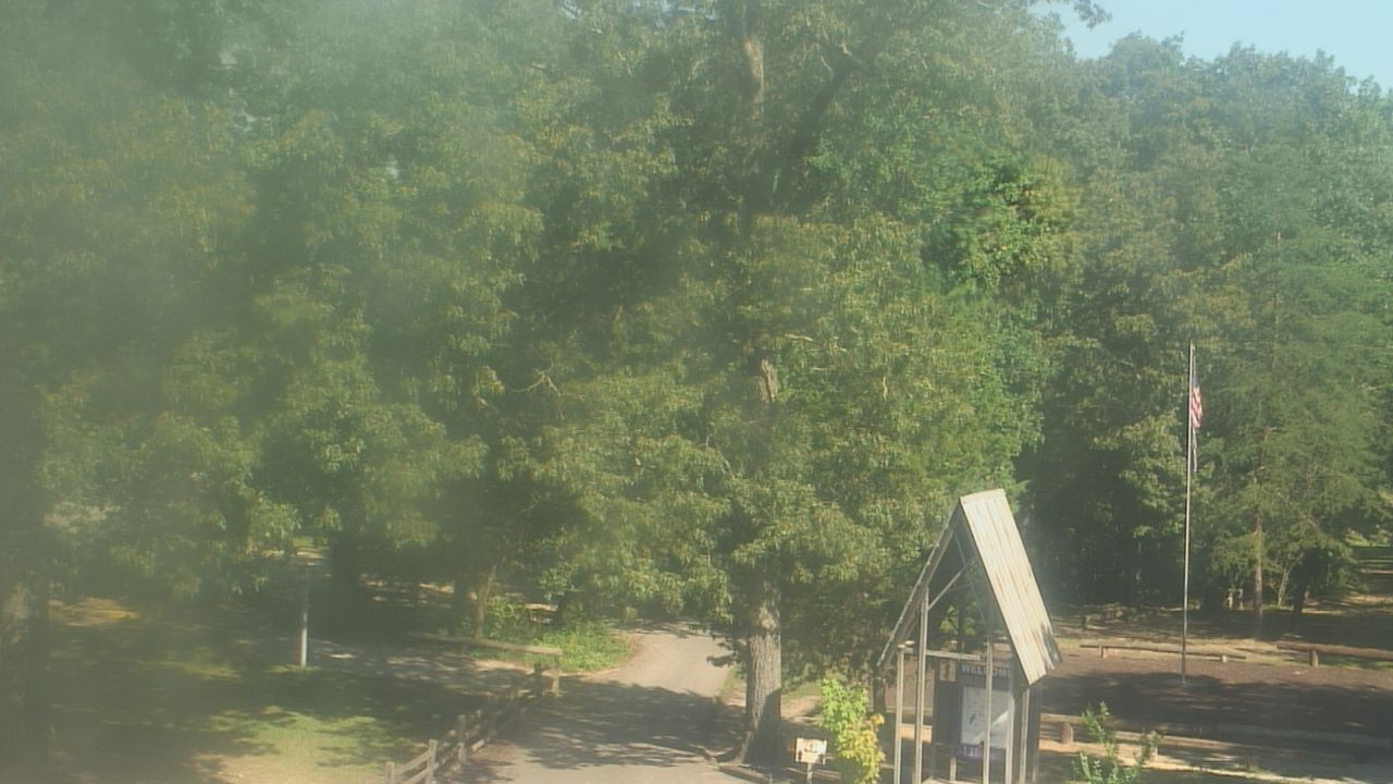 Thumbnail for current weather camera view from Camp Marymount in Fairview, Tennessee