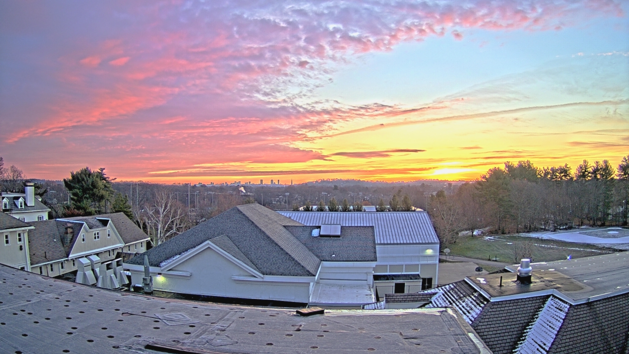 Thumbnail for current weather camera view from Fessenden School in Newton, Massachusetts