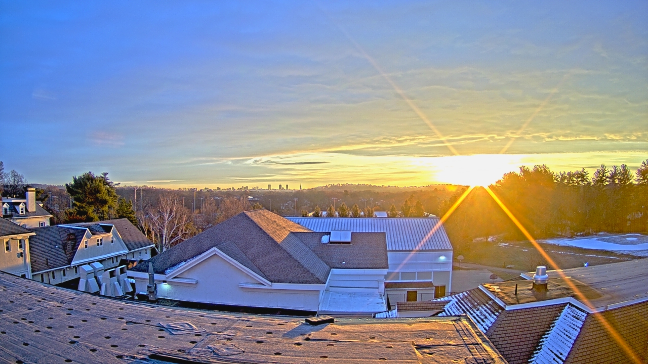 Thumbnail for current weather camera view from Fessenden School in Newton, Massachusetts