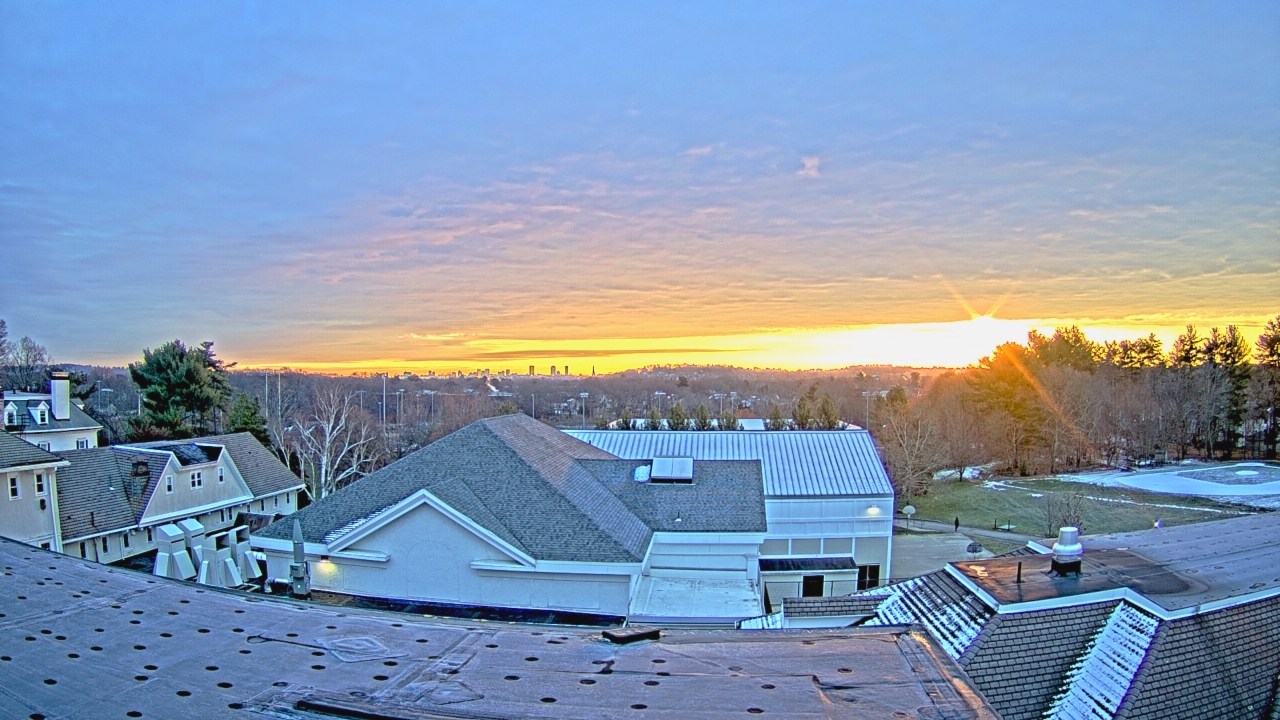 Thumbnail for current weather camera view from Fessenden School in Newton, Massachusetts
