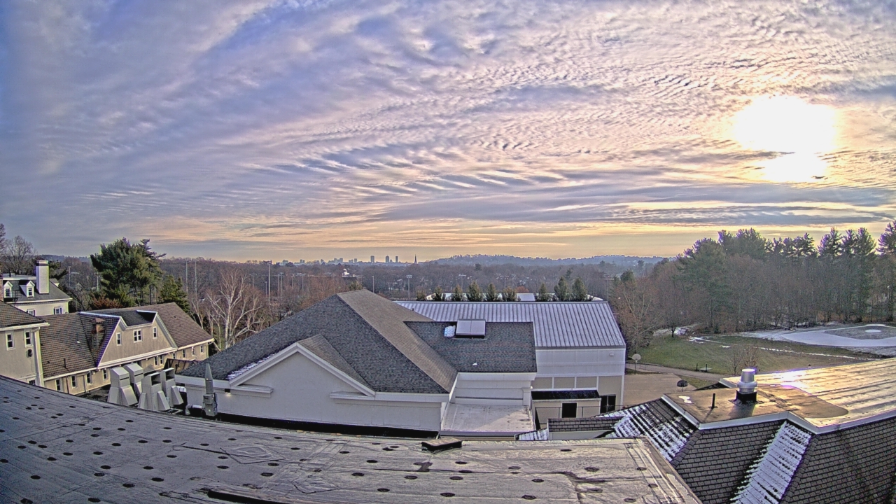Thumbnail for current weather camera view from Fessenden School in Newton, Massachusetts