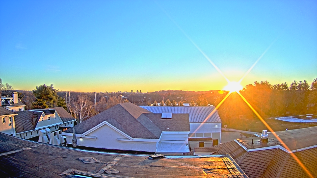 Thumbnail for current weather camera view from Fessenden School in Newton, Massachusetts