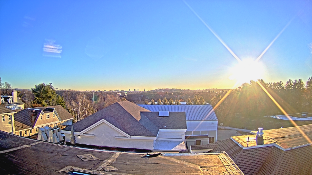 Thumbnail for current weather camera view from Fessenden School in Newton, Massachusetts