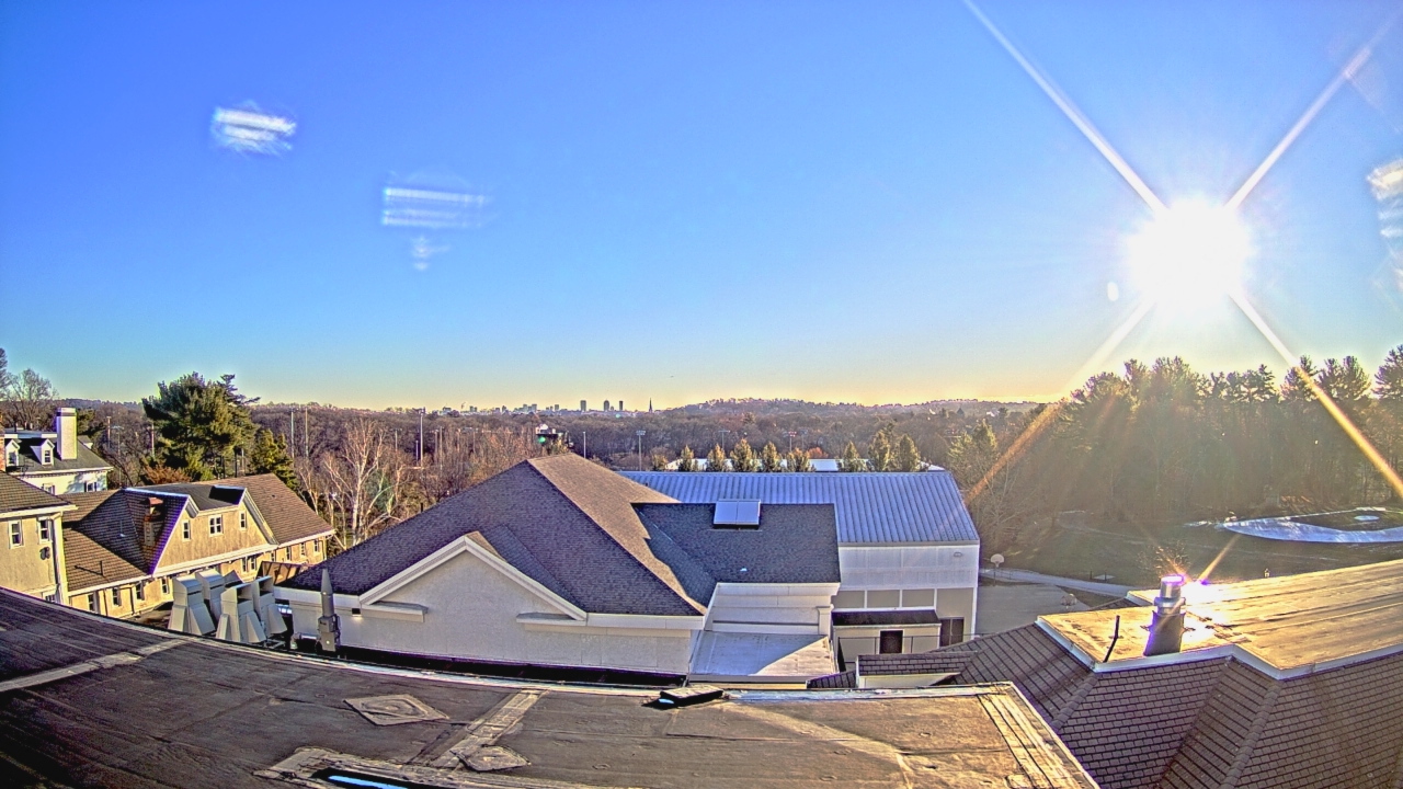 Thumbnail for current weather camera view from Fessenden School in Newton, Massachusetts