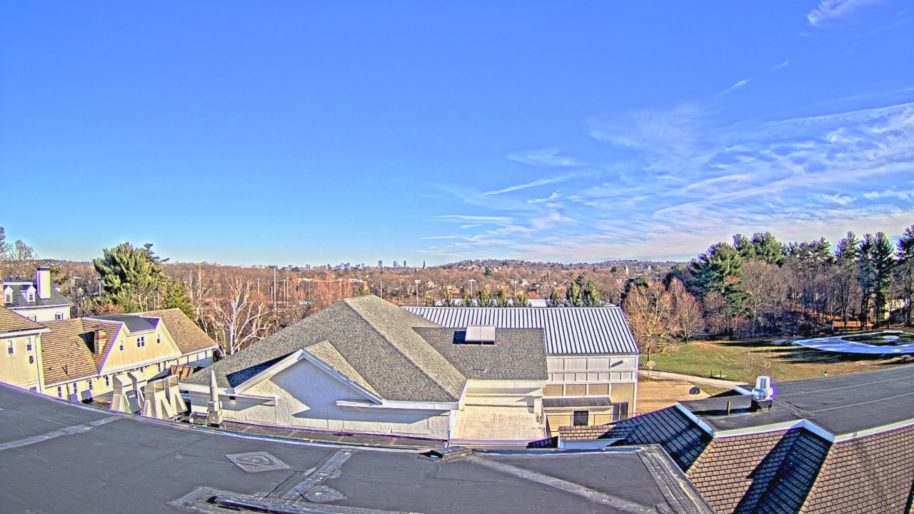 Thumbnail for current weather camera view from Fessenden School in Newton, Massachusetts