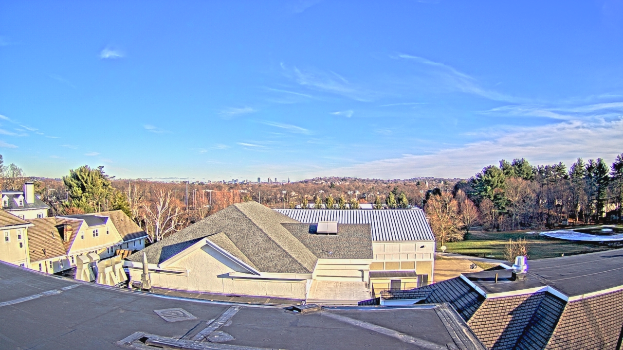 Thumbnail for current weather camera view from Fessenden School in Newton, Massachusetts