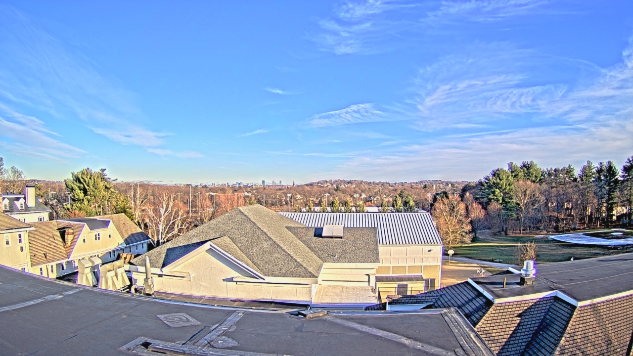 Thumbnail for current weather camera view from Fessenden School in Newton, Massachusetts