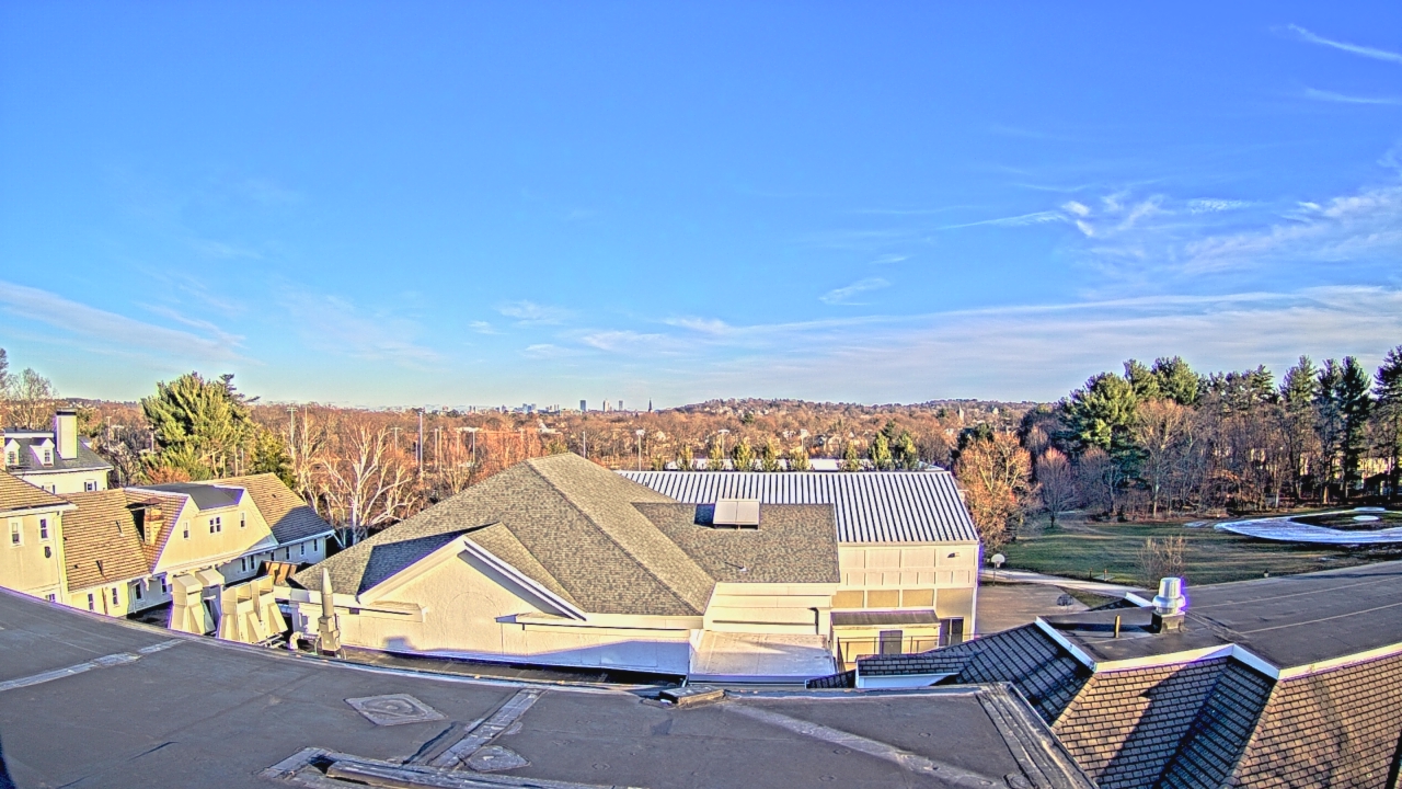 Thumbnail for current weather camera view from Fessenden School in Newton, Massachusetts