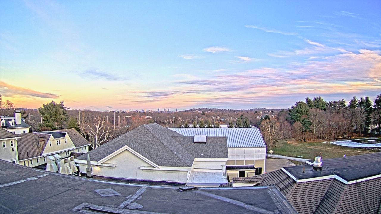 Thumbnail for current weather camera view from Fessenden School in Newton, Massachusetts
