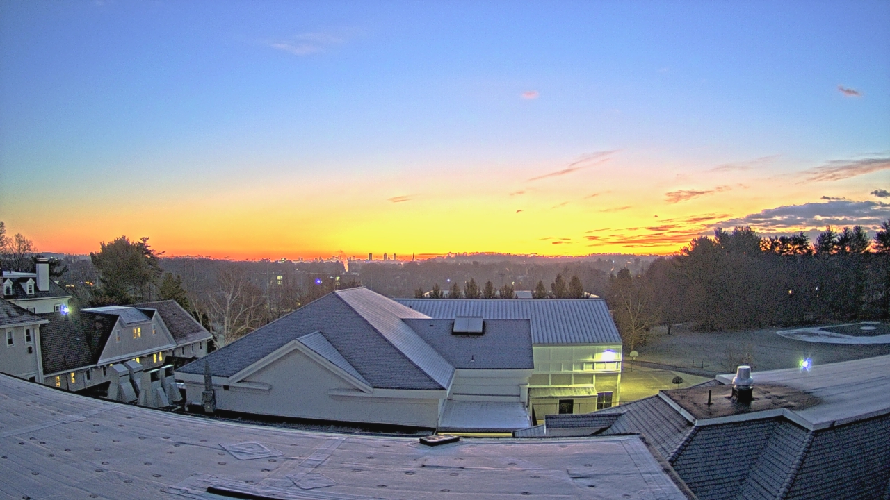 Thumbnail for current weather camera view from Fessenden School in Newton, Massachusetts