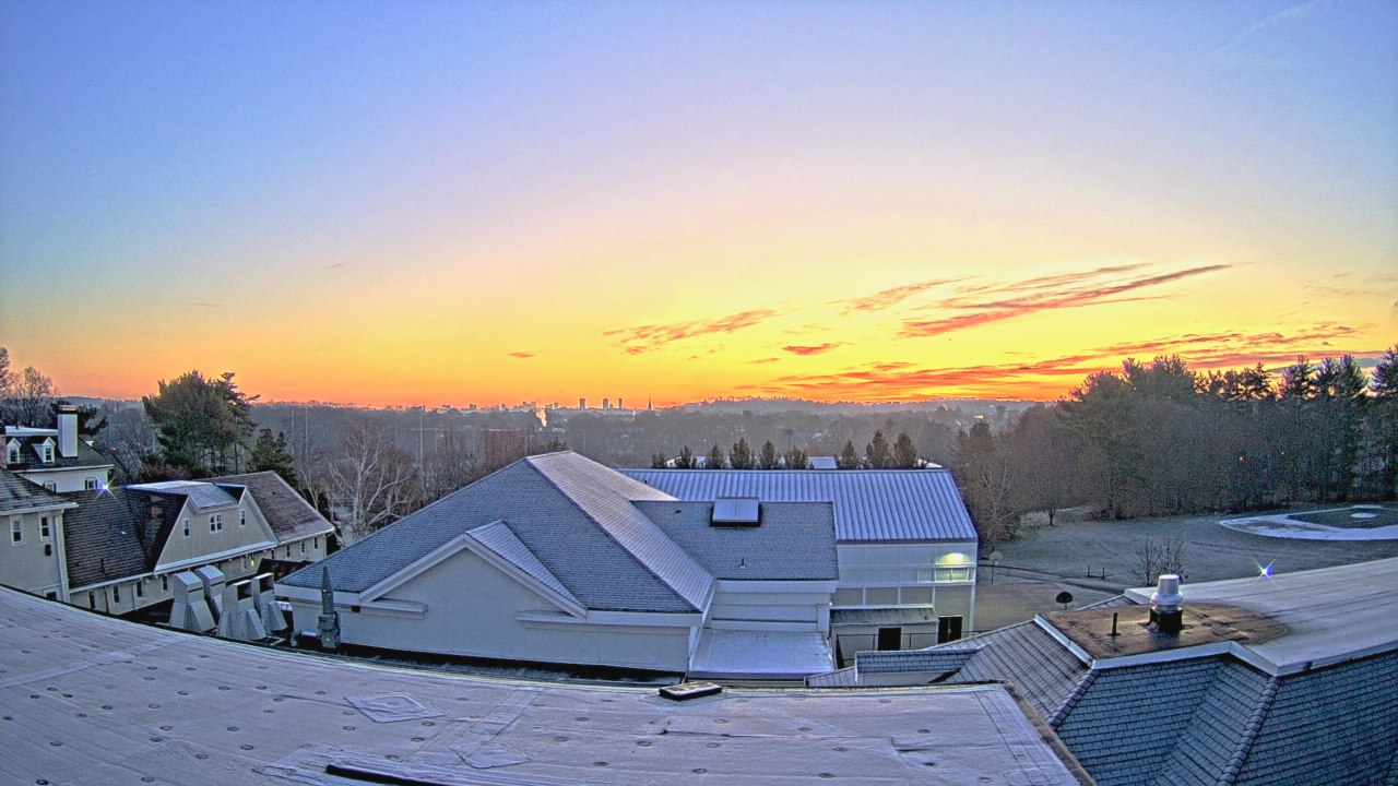 Thumbnail for current weather camera view from Fessenden School in Newton, Massachusetts