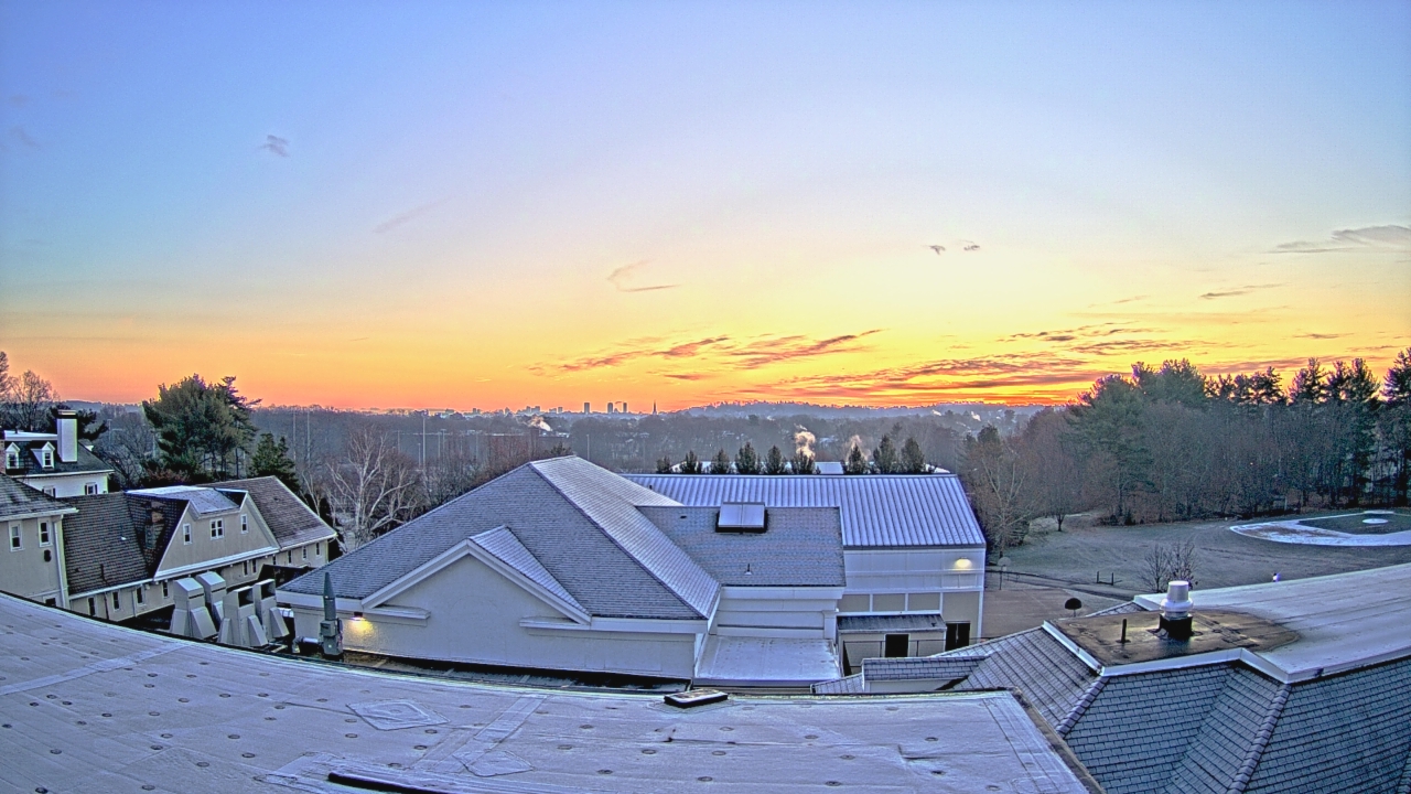 Thumbnail for current weather camera view from Fessenden School in Newton, Massachusetts
