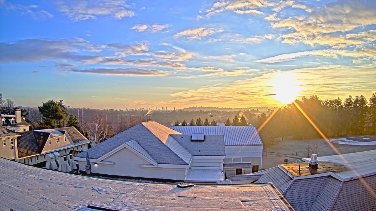 Thumbnail for current weather camera view from Fessenden School in Newton, Massachusetts