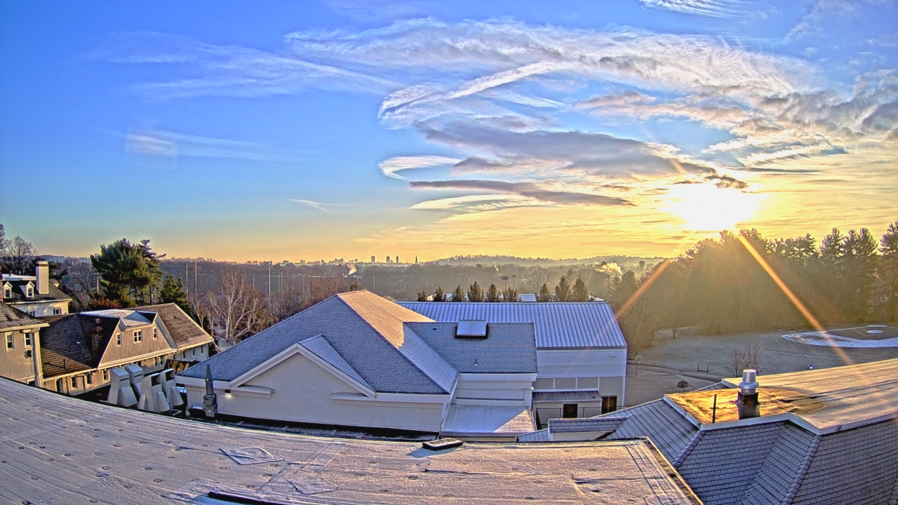 Thumbnail for current weather camera view from Fessenden School in Newton, Massachusetts