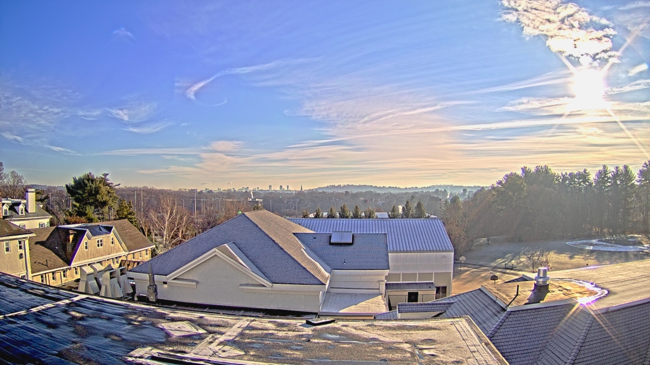 Thumbnail for current weather camera view from Fessenden School in Newton, Massachusetts