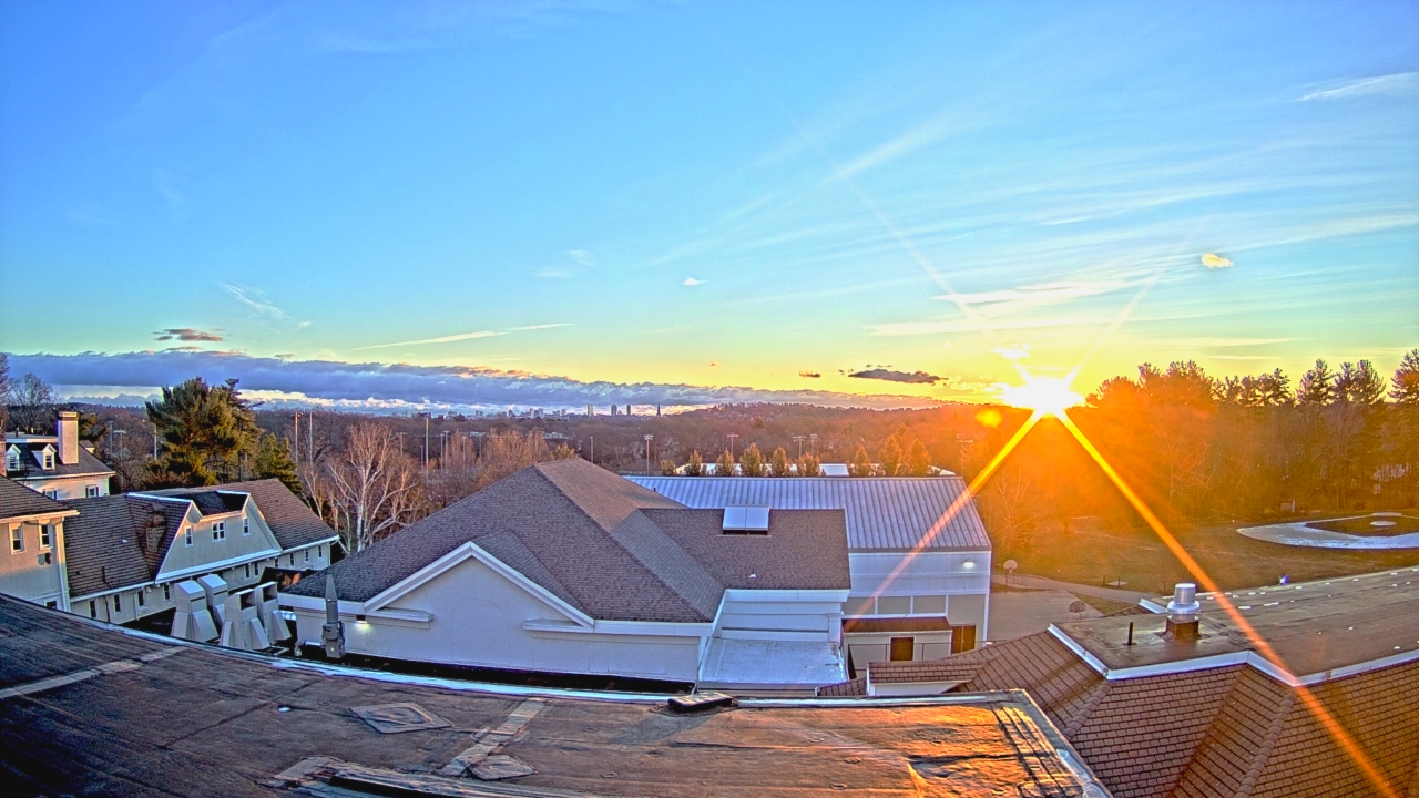 Thumbnail for current weather camera view from Fessenden School in Newton, Massachusetts