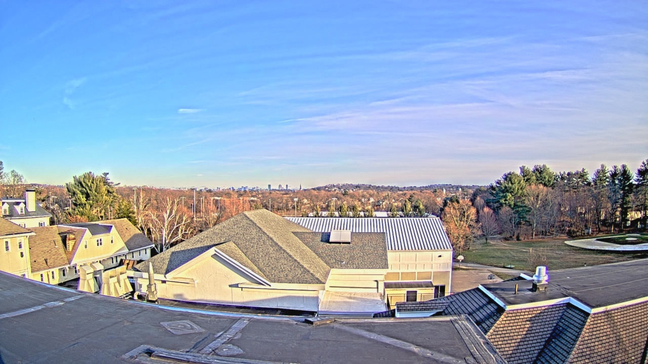 Thumbnail for current weather camera view from Fessenden School in Newton, Massachusetts