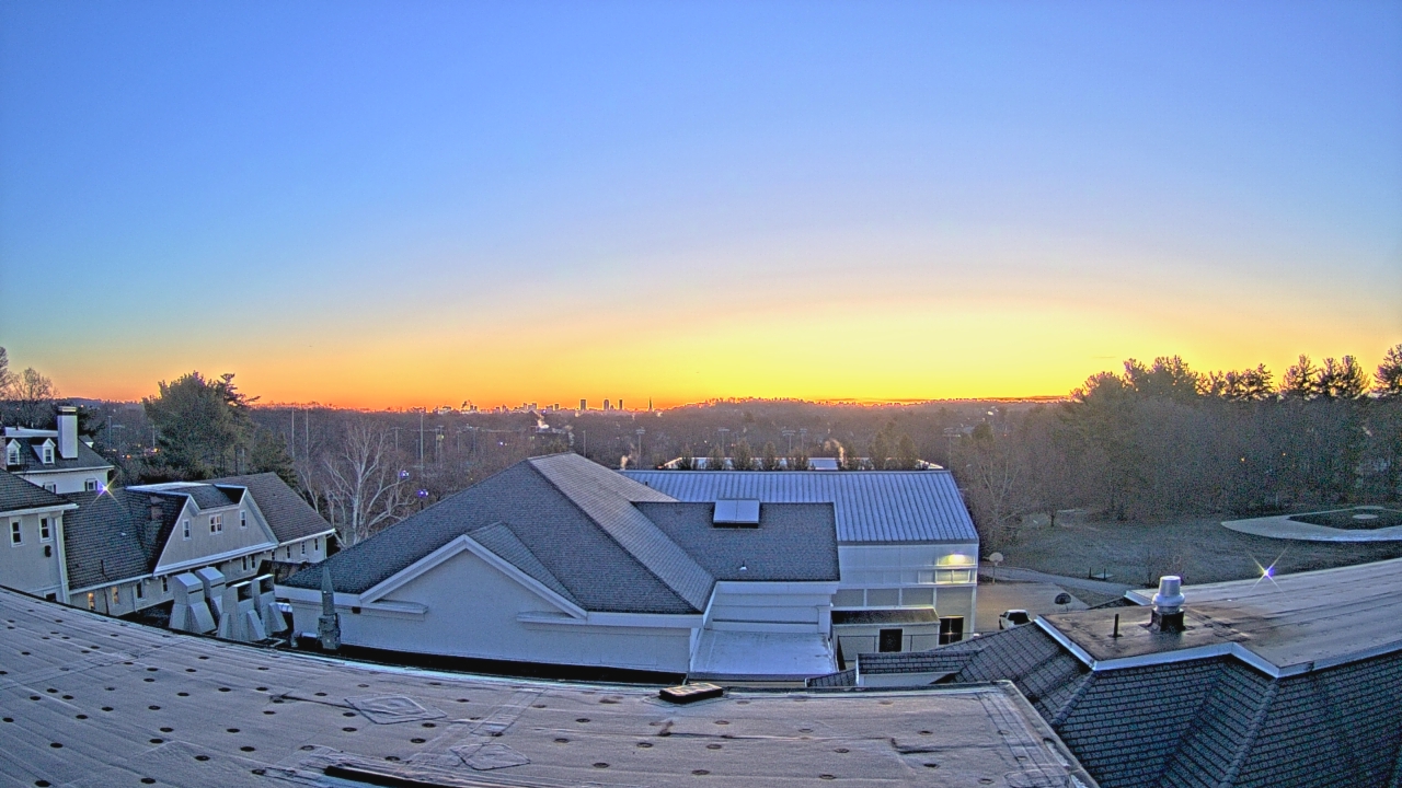 Thumbnail for current weather camera view from Fessenden School in Newton, Massachusetts