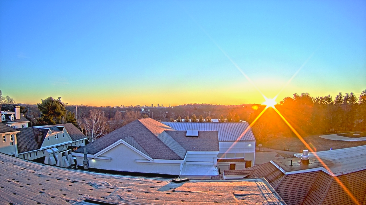 Thumbnail for current weather camera view from Fessenden School in Newton, Massachusetts