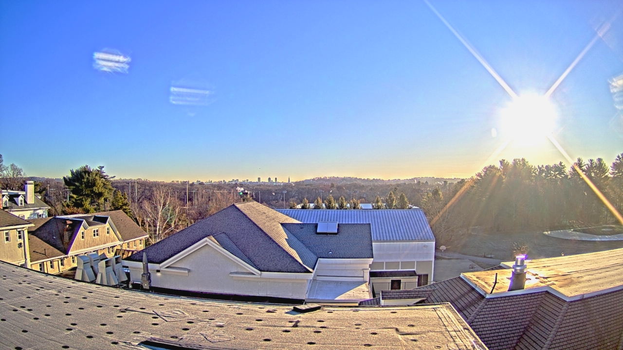 Thumbnail for current weather camera view from Fessenden School in Newton, Massachusetts
