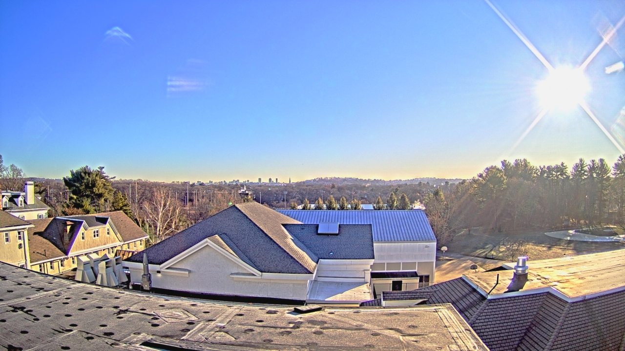 Thumbnail for current weather camera view from Fessenden School in Newton, Massachusetts