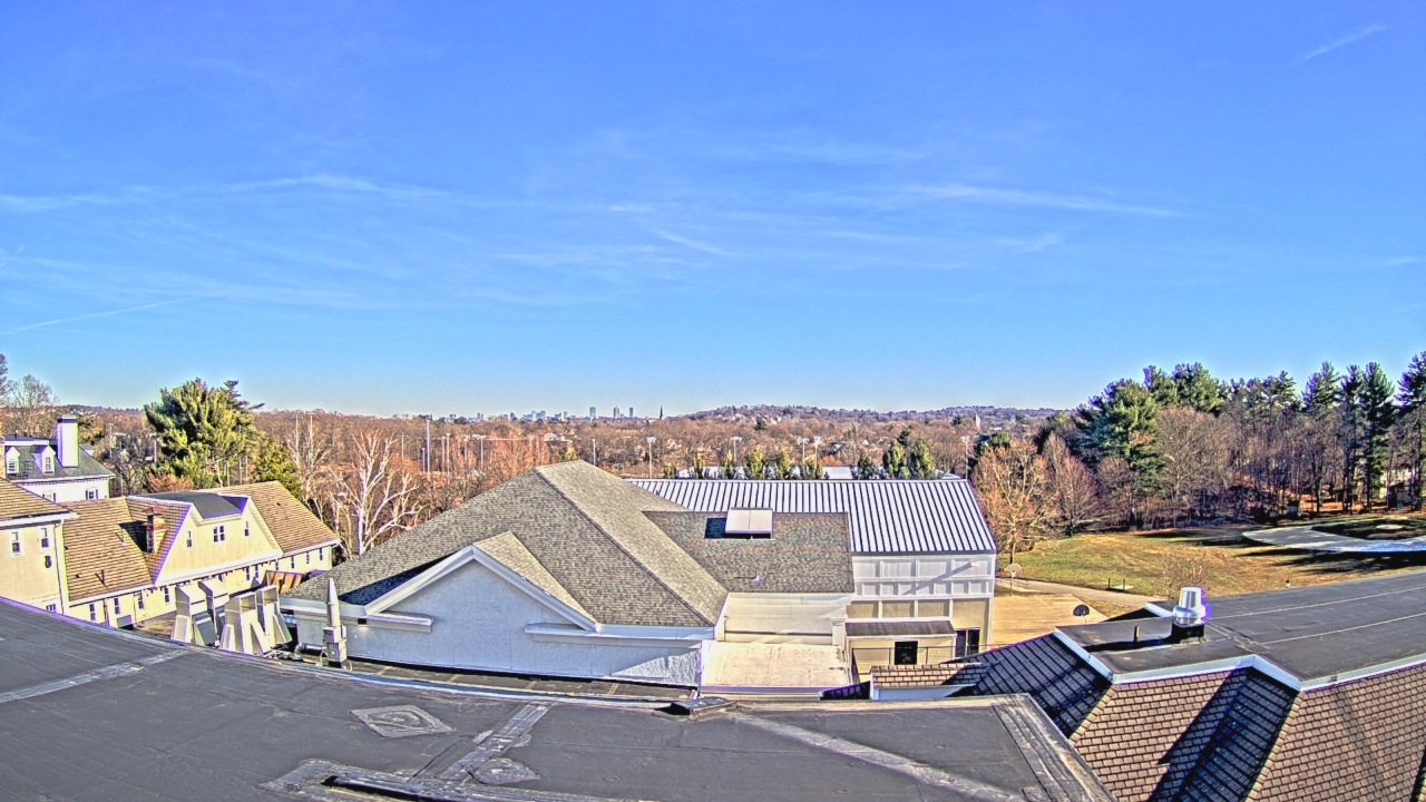 Thumbnail for current weather camera view from Fessenden School in Newton, Massachusetts