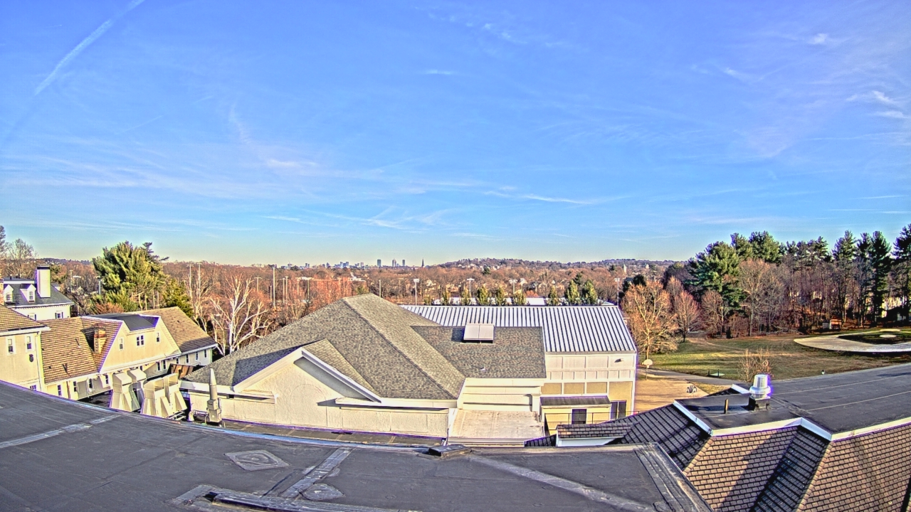 Thumbnail for current weather camera view from Fessenden School in Newton, Massachusetts