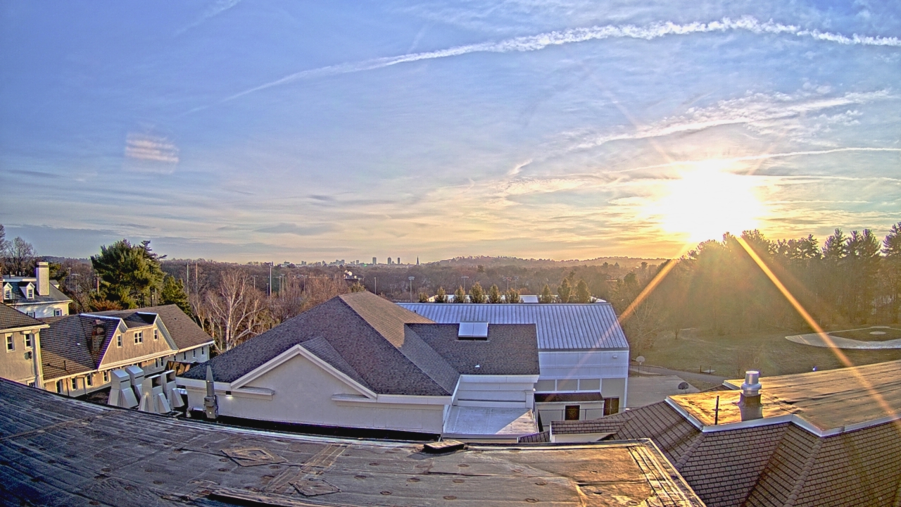 Thumbnail for current weather camera view from Fessenden School in Newton, Massachusetts