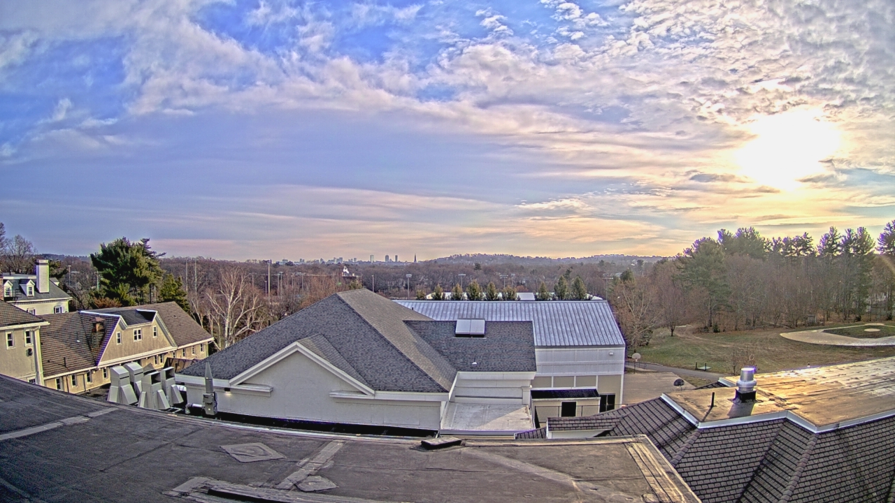 Thumbnail for current weather camera view from Fessenden School in Newton, Massachusetts