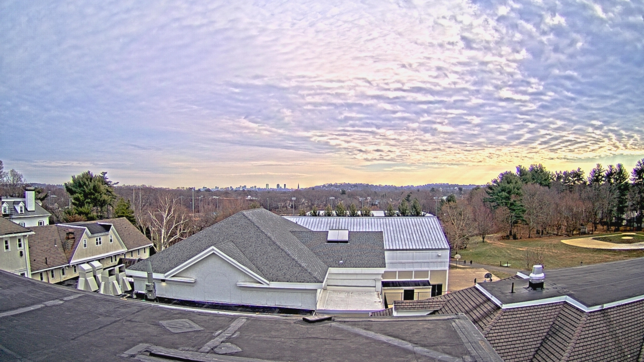 Thumbnail for current weather camera view from Fessenden School in Newton, Massachusetts